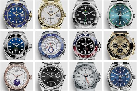 rolex watch differences|Rolex types of watches.